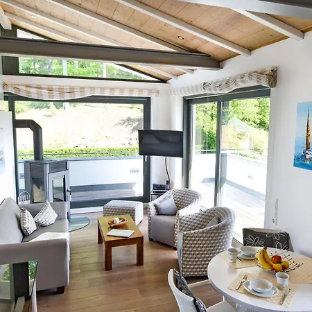 فيلة Paula In - Penthouse Mit Kamin Und Dachterrasse Sellin (Rugen)